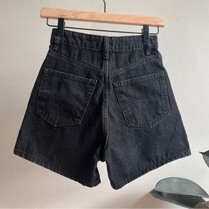 Zara Women’s Black Denim Shorts Size 0 NWOT